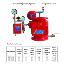 Deluge Alarm Valve Lever Structure Type